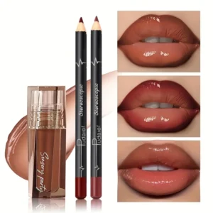 مجموعة ملمع شفاه ومرطب شفاه